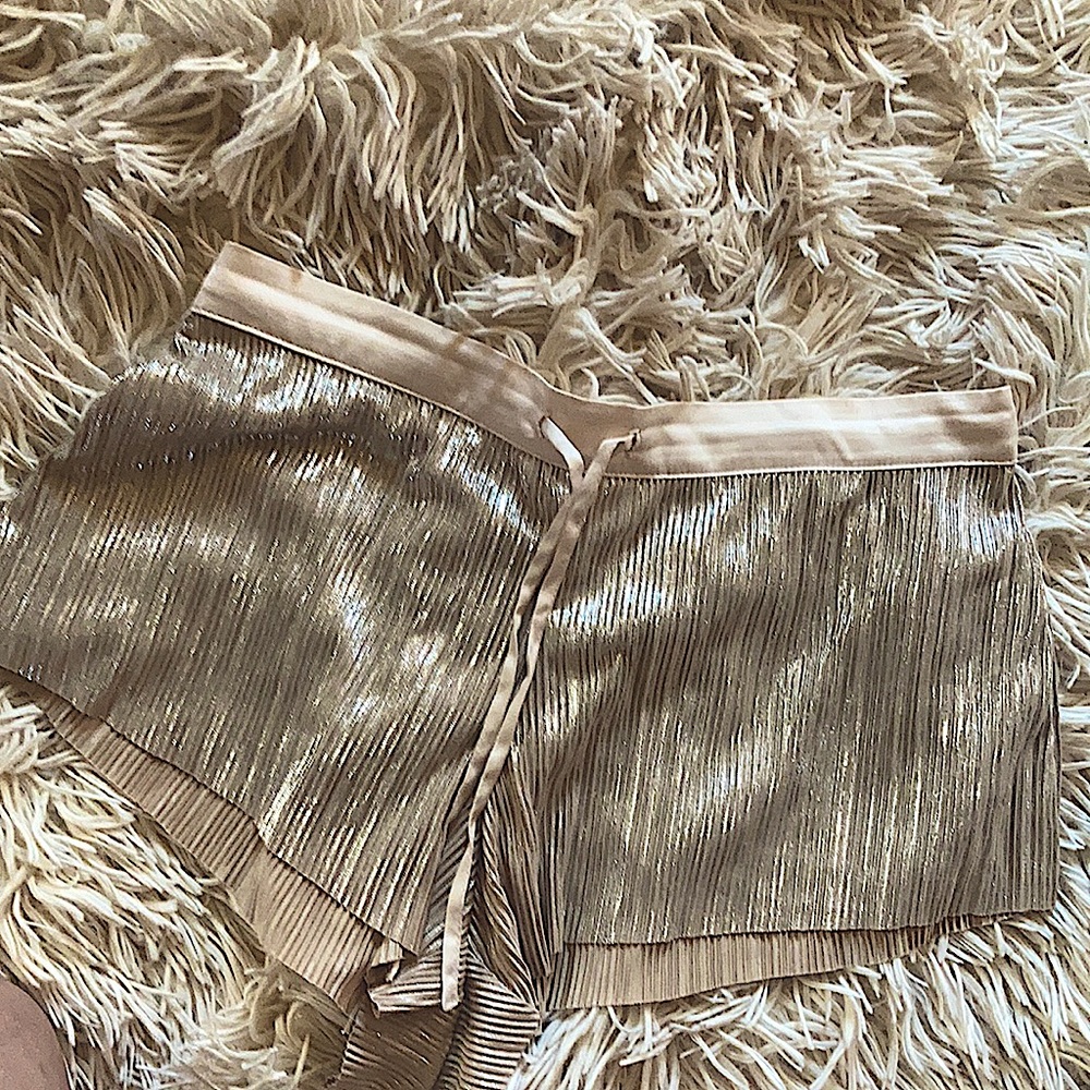 NEW Victoria’s Secret Gold Shorts